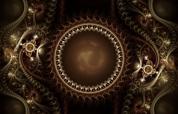 Wallpaper round, symmetry, Chocolate Whirl for mobile and desktop ...