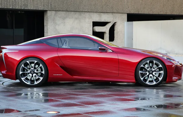 Picture Lexus, red, LF-LC