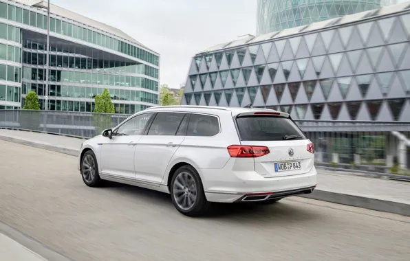 Building, Volkswagen, universal, GTE, Passat, Variant, 2019