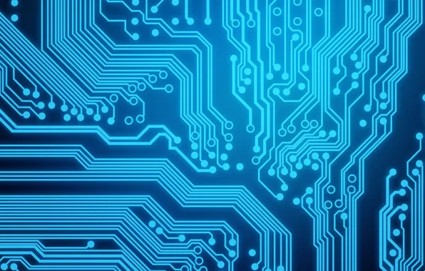Picture blue, background, circuit board