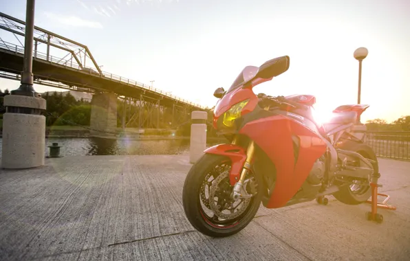 Picture Red, Honda, Glare, CBR1000RR-R