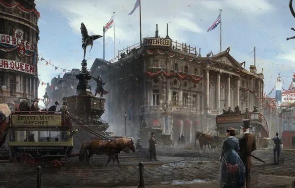 The city, art, the concept, Assassin's Creed: Syndicate
