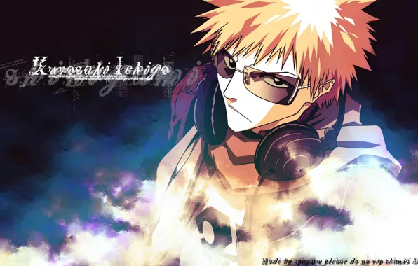 Bleach, Ichigo, in earphone