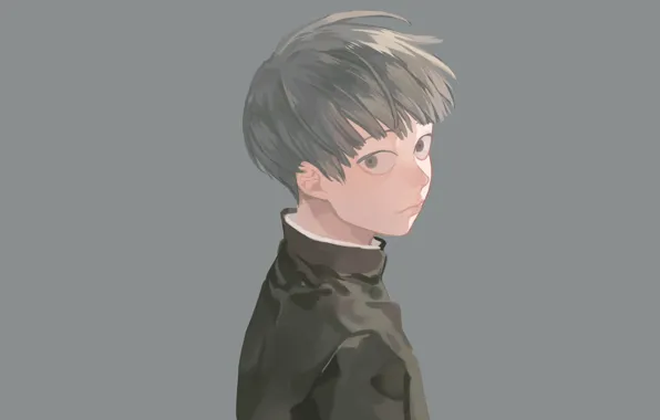 Picture look, background, anime, art, guy, Mob Psycho 100, Kageyama Shigeo, Mob psycho 100