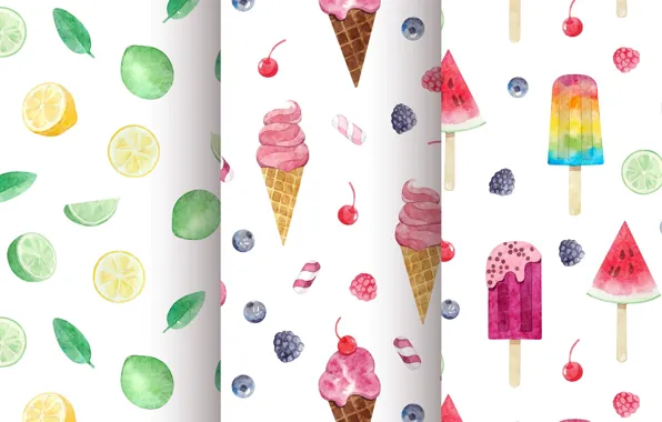 Background, texture, ice cream, dessert, pattern, Ice cream