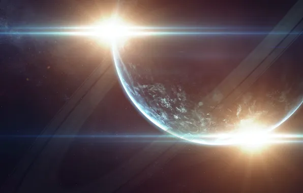 Stars, Planet, Space, Star, Ring, Star, Art, Stars