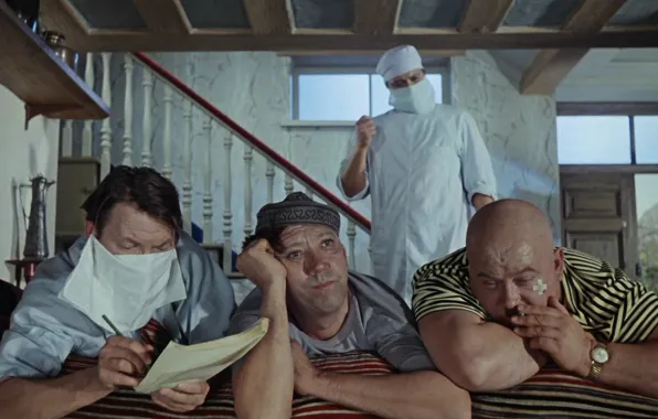 A shot, lecture, Morgunov, " , Prisoner of the Caucasus, Nikulin