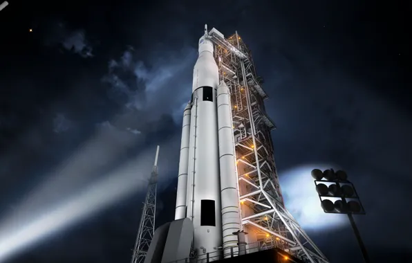 Picture rocket, NASA, start, spaceport