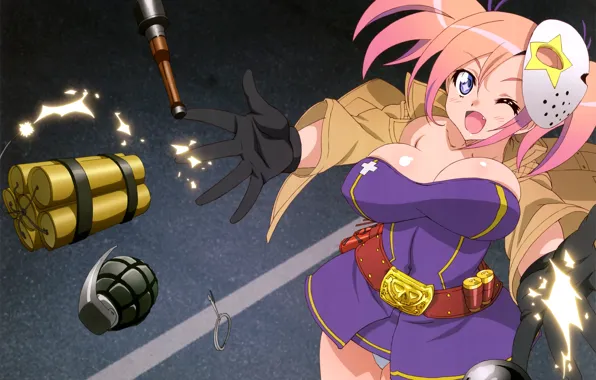 Girl, gun, game, hitman, pantsu, panties, dress, weapon