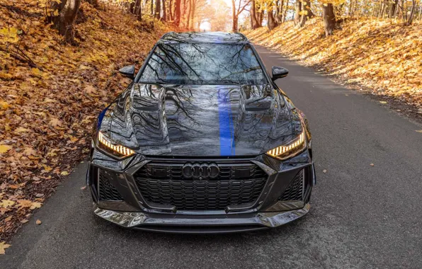 Road, foliage, Mansory, MTM, Audi RS6 Front