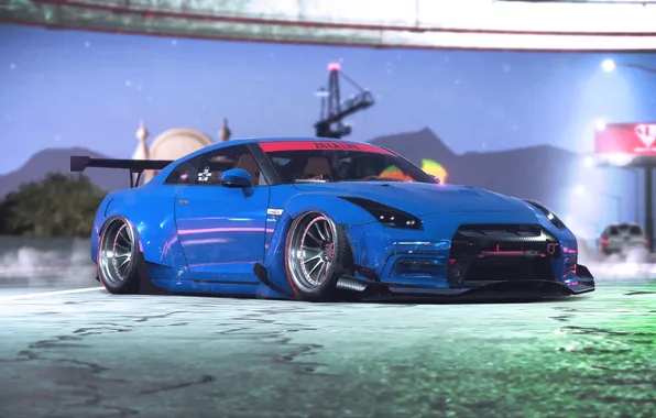 Auto, The game, Machine, Nissan, Car, Need for Speed, Nissan GT-R, Sparkar