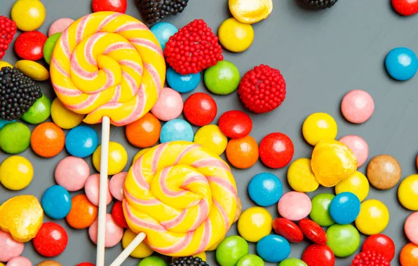 Picture colorful, candy, sweets, lollipops, sweet, candy, lollipop