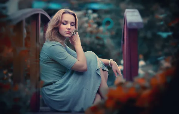 Look, girl, background