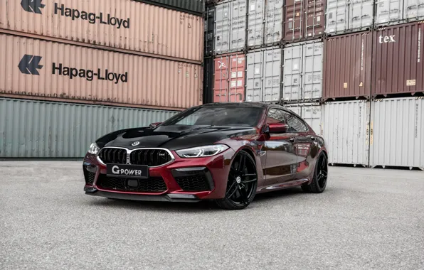 Picture coupe, BMW, G-Power, containers, Bi-Turbo, 2020, BMW M8, M8