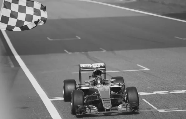 Black and white, flag, the car, Finish