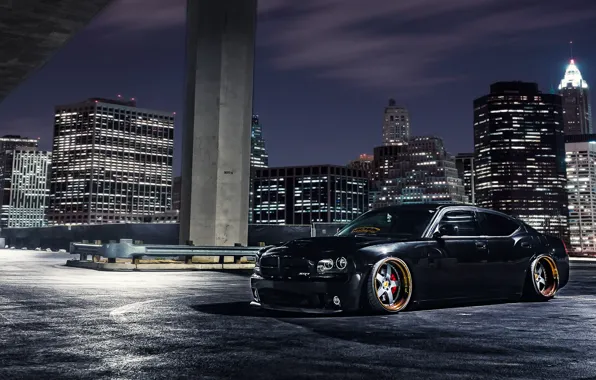 Picture the city, black, black, Dodge, dodge, charger, srt8, the charger