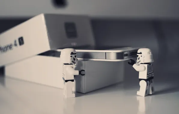 Picture apple, war, phone, iphone, star, wars, attack, lego