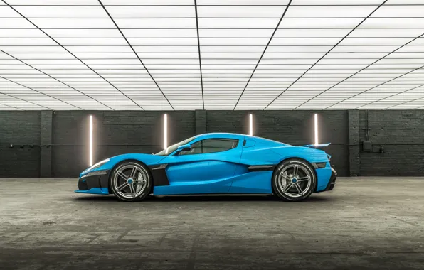 Supercar, side view, 2018, Rimac, electric car, C-Two, California Edition