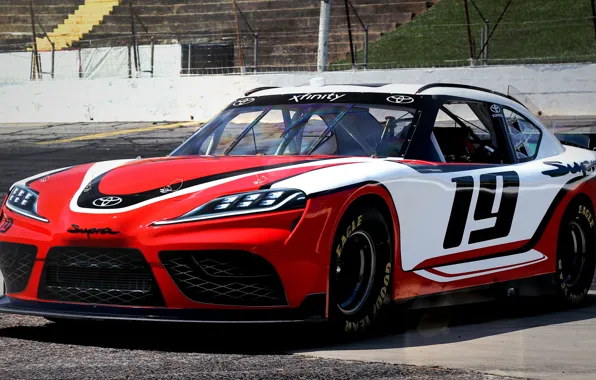 Racing car, Toyota, Supra, 2019, Xfinity
