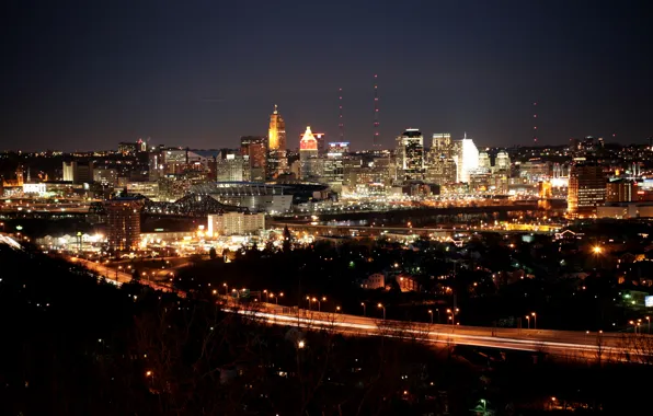 Picture city, the city, USA, Cincinnati, Ohio