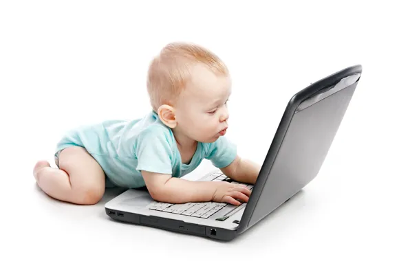 Child, Internet, laptop