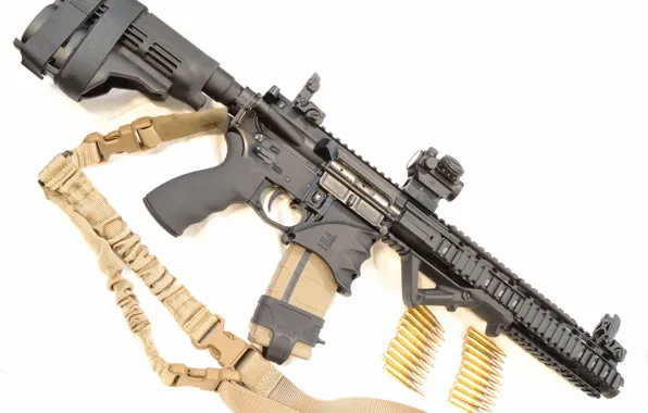 Picture weapons, strap, assault rifle, magpul