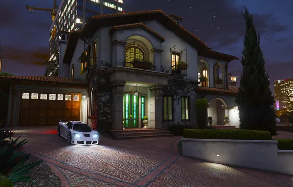 Machine, city, the city, house, the game, Game, game, car