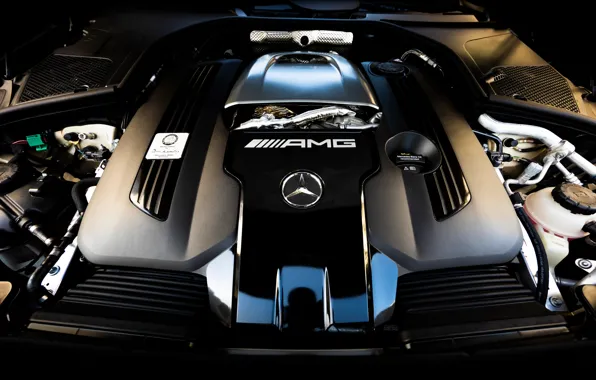 Picture Mercedes-Benz, Mercedes, AMG, S-Class, engine, S-Class, Mercedes-AMG, Mercedes-AMG S 63 E Performance