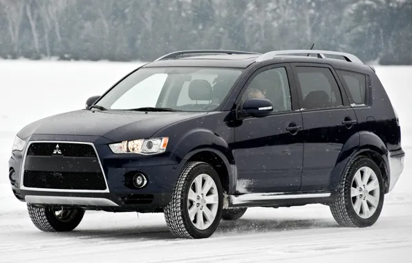 Snow, Wallpaper, Mitsubishi, Jeep, Japan, Car, Auto, Wallpapers