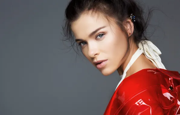 Picture look, girl, pose, makeup, brunette, singer, TV presenter, Elena Temnikova