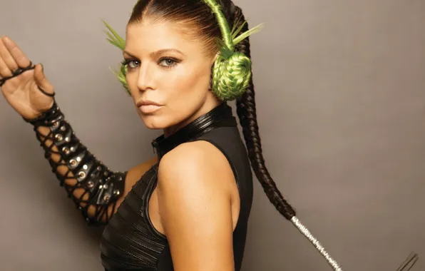 Picture Girl, Green, Face, Fergie, Beautiful, Movement, Singer, Fergie