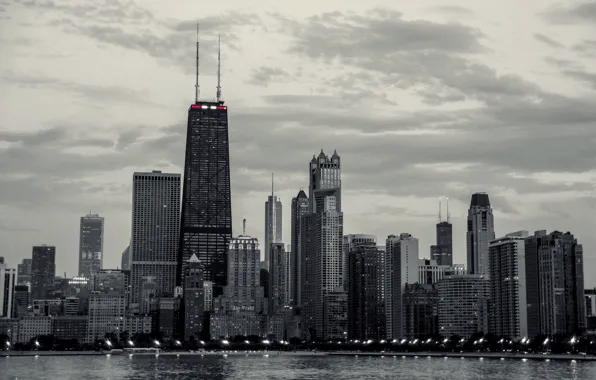 Building, skyscrapers, Chicago, USA, America, Chicago, skyscrapers