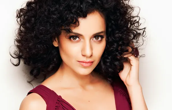 Picture Girl, Wallpaper, Brunette, Kangna Ranaut