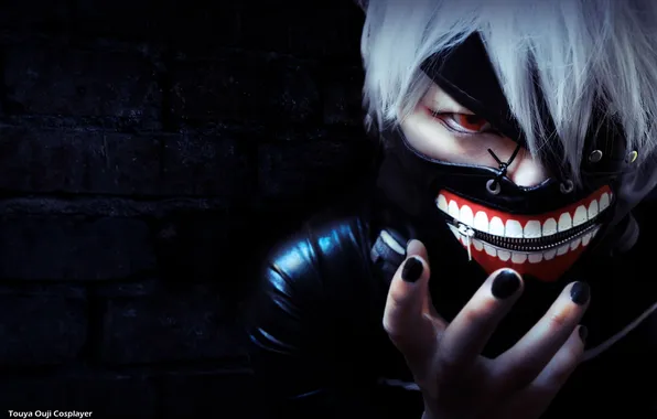 Hand, mask, cosplay, Gul, Tokyo Ghoul