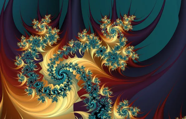 Wallpaper, pattern, fractal