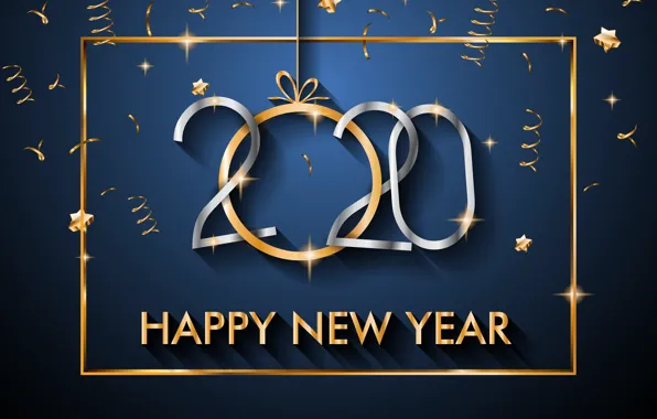 Background, new year, 2020