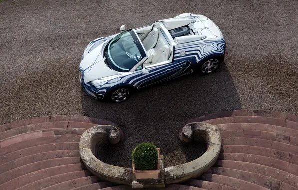 Car, machine, 3000x2000, Bugatti Veyron Grand Sport L’Or Blanc