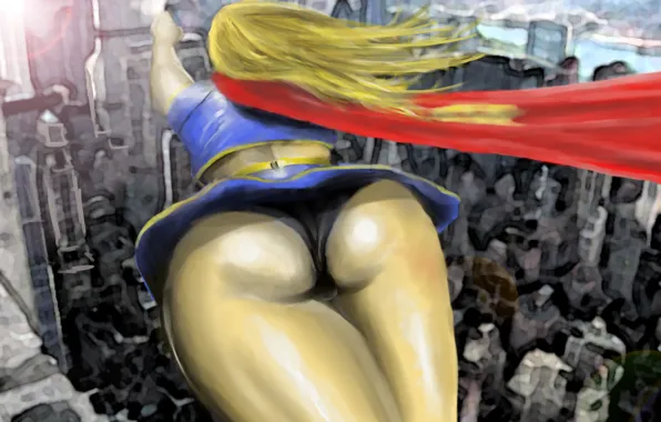 Girl, flight, fiction, costume, superhero, Marvel, DC Comics, Supergirl