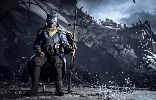 Gun, game, soldier, weapon, war, Battlefield, man, rifle