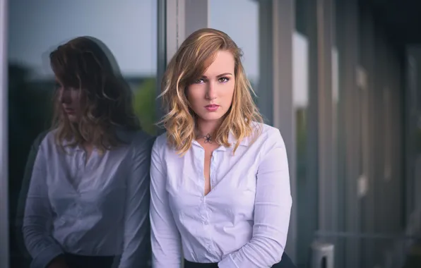 Look, girl, model, blouse