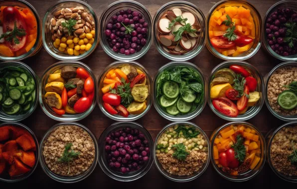 Glass, berries, food, corn, jars, vegetables, tomatoes, carrots