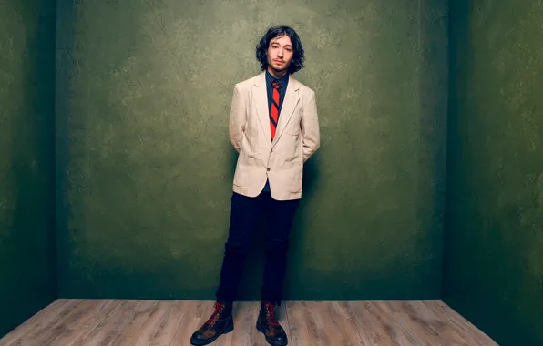 Picture photoshoot, Sundance, for the film, January 2015, Prison experiment at Stanford, Ezra Miller, Ezra Miller, …