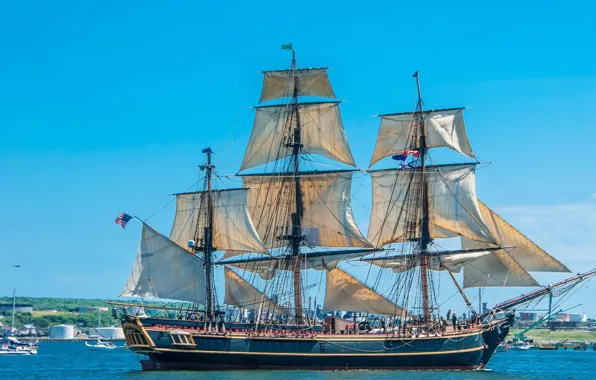 Coast, sailboat, Canada, Canada, ships, sailing, Halifax