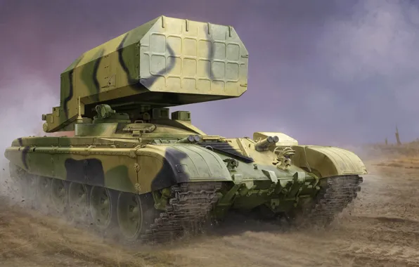 Picture MLRS, TOS-1, Pinocchio, heavy flamethrower system