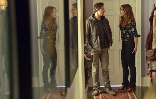 Picture actress, actor, red, Beauty and the Beast, Jay Ryan, Beauty and the beast, Bridget Regan, …