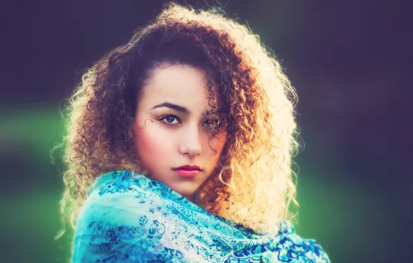 Picture look, girl, hair, curls