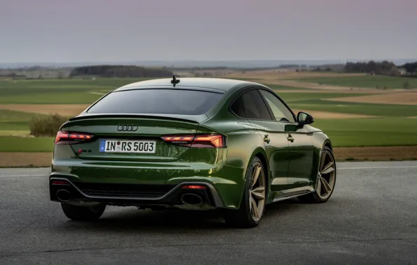 Audi, green, ass, RS 5, 2020, RS5 Sportback