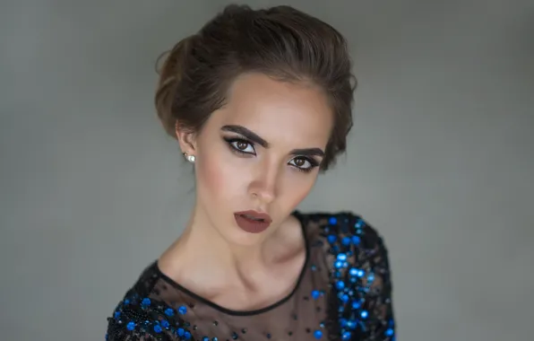Picture look, face, model, makeup, Viktoria