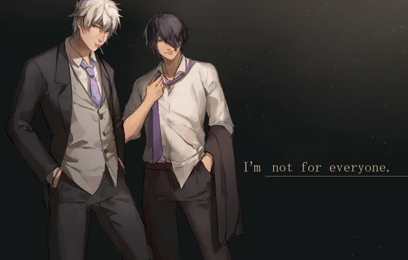 Background, anime, guys, two, Gintama