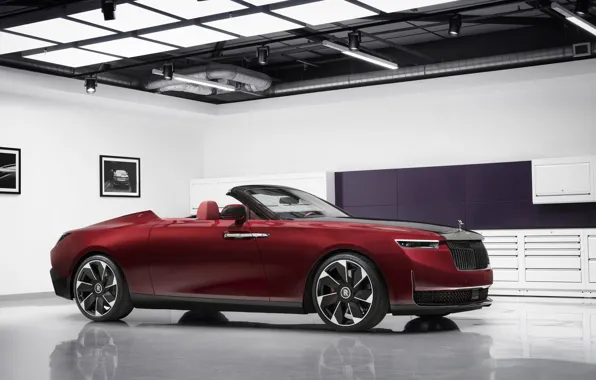 Rolls-Royce, roadster, Rolls-Royce La Rose Noire Droptail